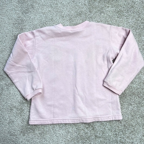 Vintage 1994 Mighty Morphin Power Rangers Pink Graphic Sweater Girls 6 7 - Picture 5 of 5